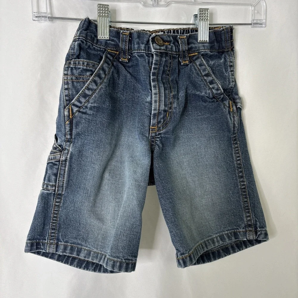 Vintage Old Navy Baby Denim Boys Shorts Size 5T Blue Jeans‎ READ